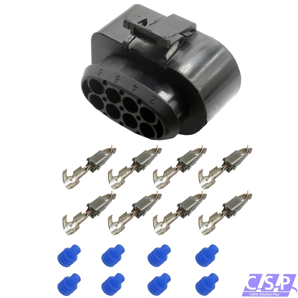 [33-2133] Reparatursatz Stecker Buchse 8-pol. 3A0973734 passt zu VW, Eberspächer Hydronic