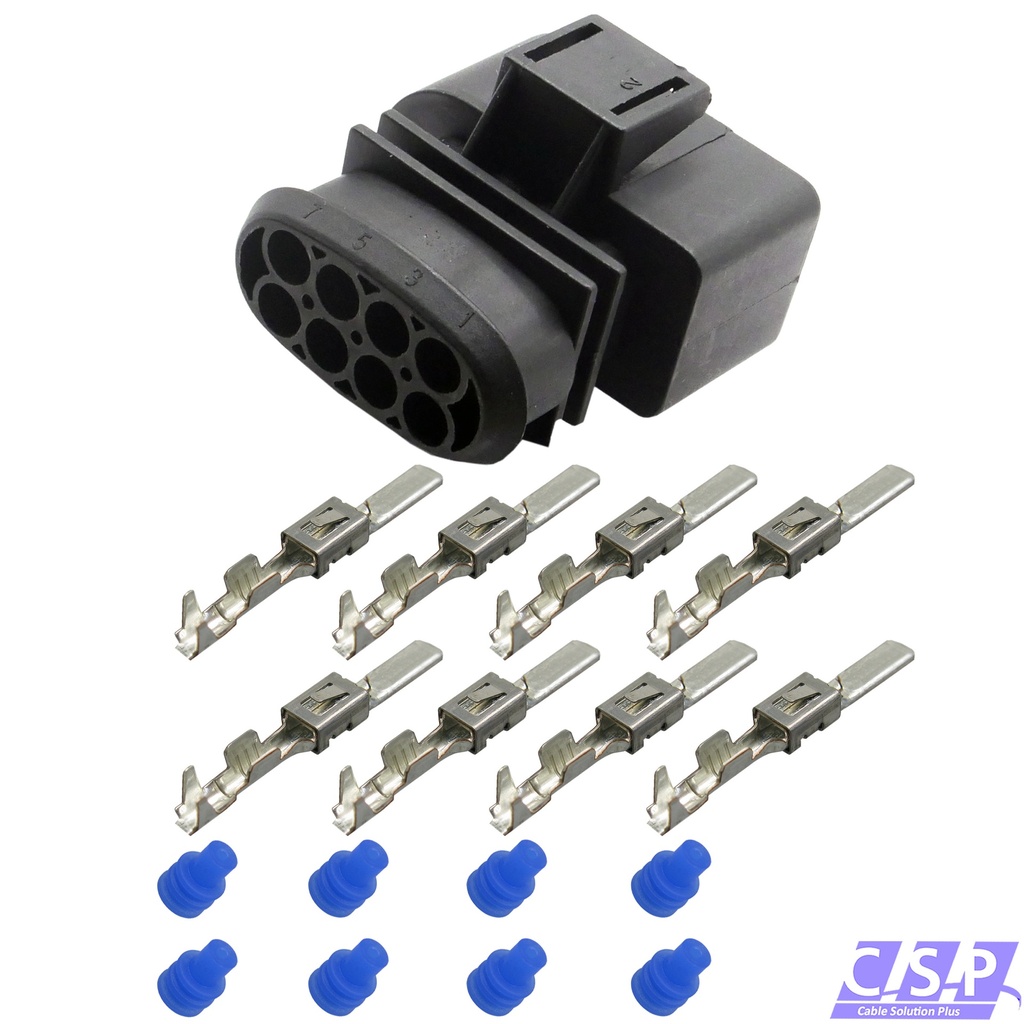 [33-2134] Reparatursatz Stecker Stift 8-pol. 3A0973834 passt zu VW, Eberspächer Hydronic