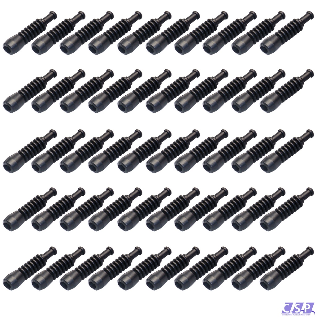 [33-0192-50] 50x Superseal Gummitülle 2-pol. Knickschutz Tülle KFZ LKW Motorrad Quad Elektrik