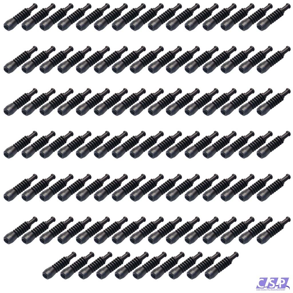 [33-0192-100] 100x Superseal Gummitülle 2-pol. Knickschutz Tülle KFZ LKW Motorrad Quad Elektrik