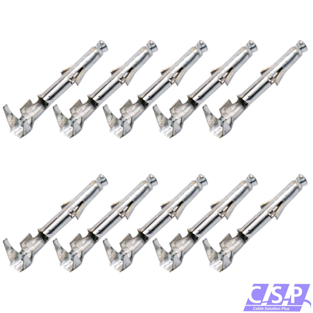 [33-2173] 10x Kontakt Crimp Buchse der Serie Mini-Universal-MATE-N-LOK 0,50mm²-1,39mm², Pin 