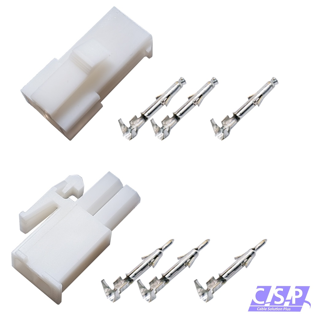 [33-2162] Mini Universal MATE-N-LOK Serie Stecker 2-polig Set Stift Buchse Steckverbinder