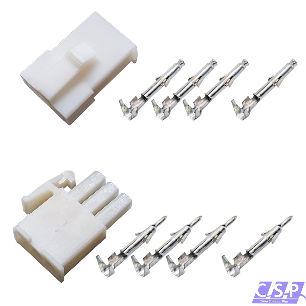 [33-2163] Mini Universal MATE-N-LOK Serie Stecker 3-polig Set Stift Buchse Steckverbinder