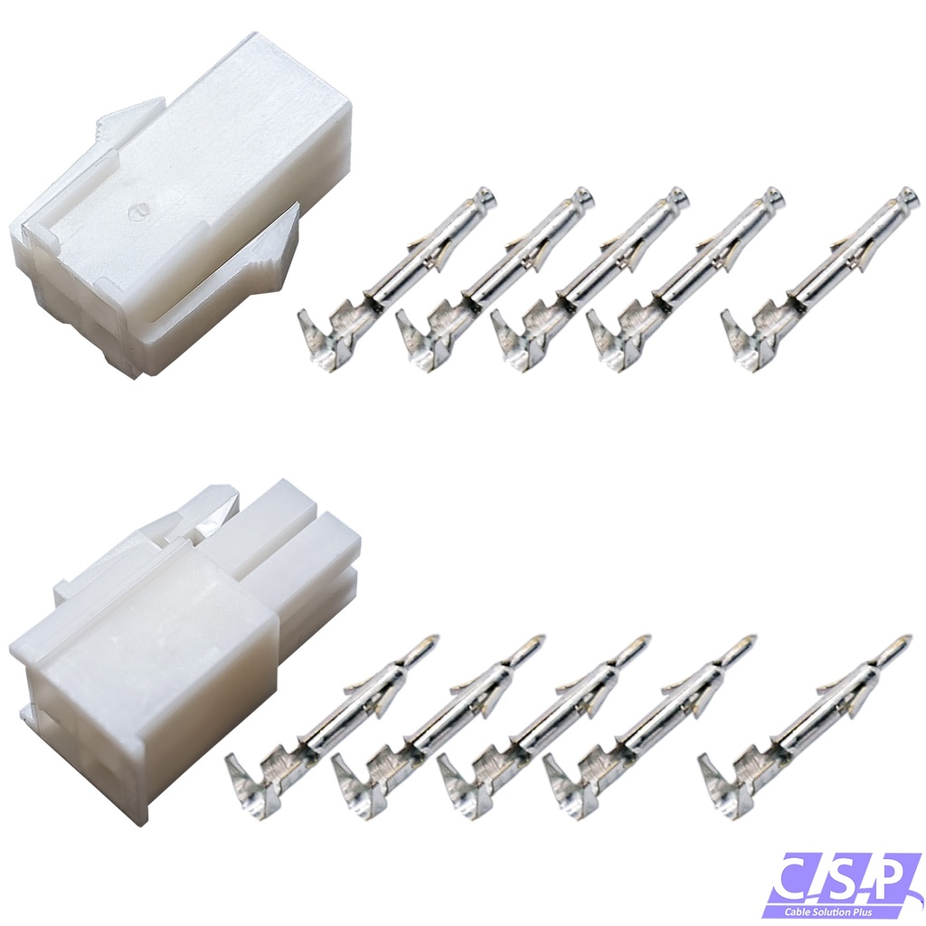 [33-2164] Mini Universal MATE-N-LOK Serie Stecker 4-polig Set Stift Buchse Steckverbinder