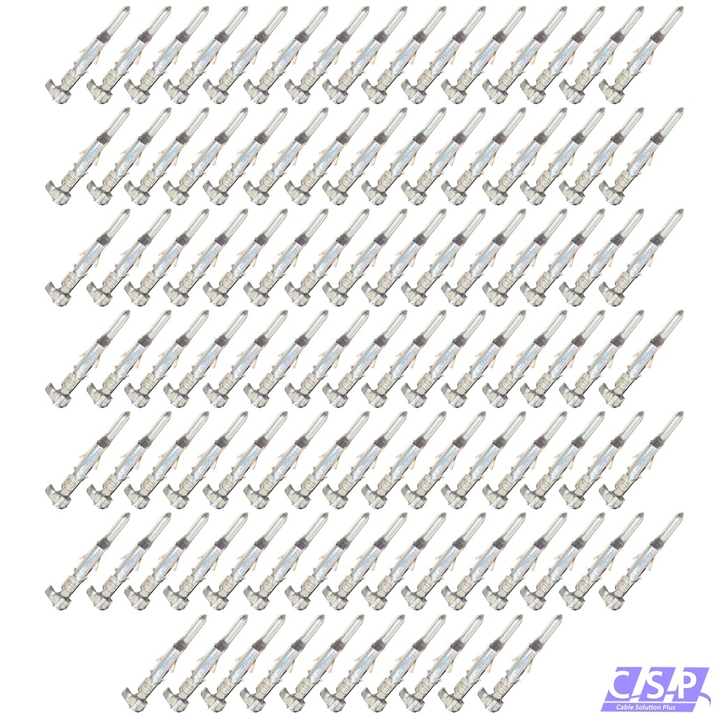 [33-2191-100] 100x Kontakt Molex Stift 39-00-0040. 39-00-0041 Mini-Fit Jr. AWG18-24 Crimp Pin