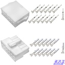 Set 12-polig Molex Mini-Fit Jr. Buchse 39-01-2125   Stift 39-01-2126, 5557, 5559