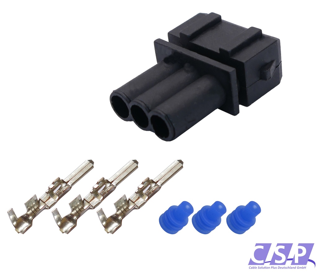 [33-2215] Reparatursatz JPT Stecker 3-polig 1,00 mm² Stift 357972763 357 972 763 kompatibel mit VW