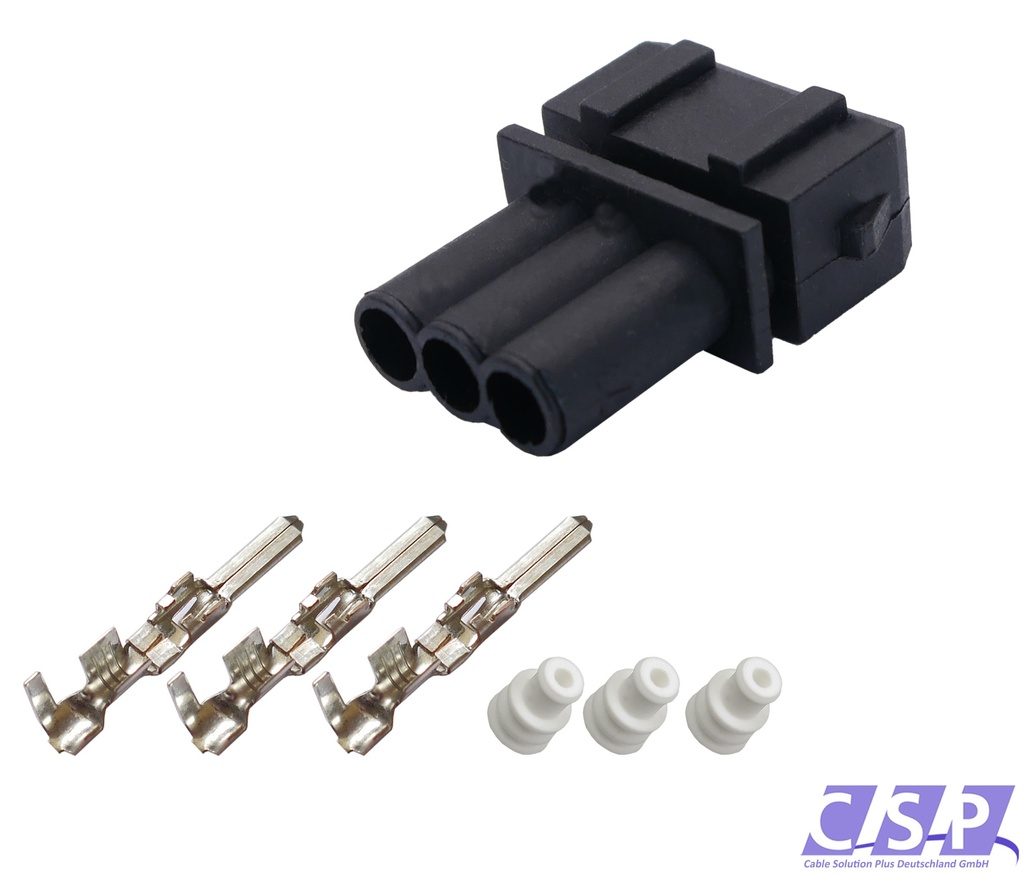 [33-2219] Reparaturset 3-pol 1,0²-2,5² JPT Stecker Stift kompatibel mit VW 357972763 357 972 763