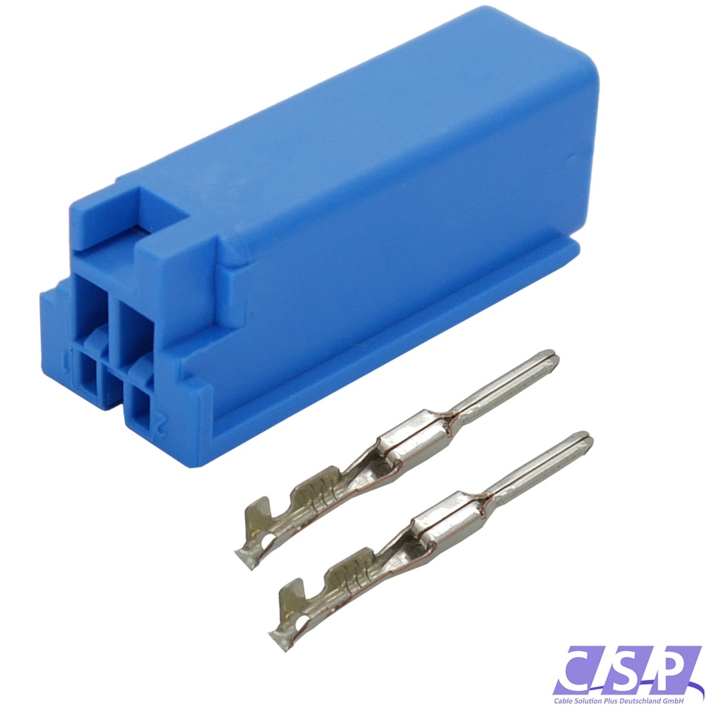[33-2227] Reparatursatz 2-polig Stecker Stift 1241794-3 kompatibel mit FORD IS7T-14A459-CC
