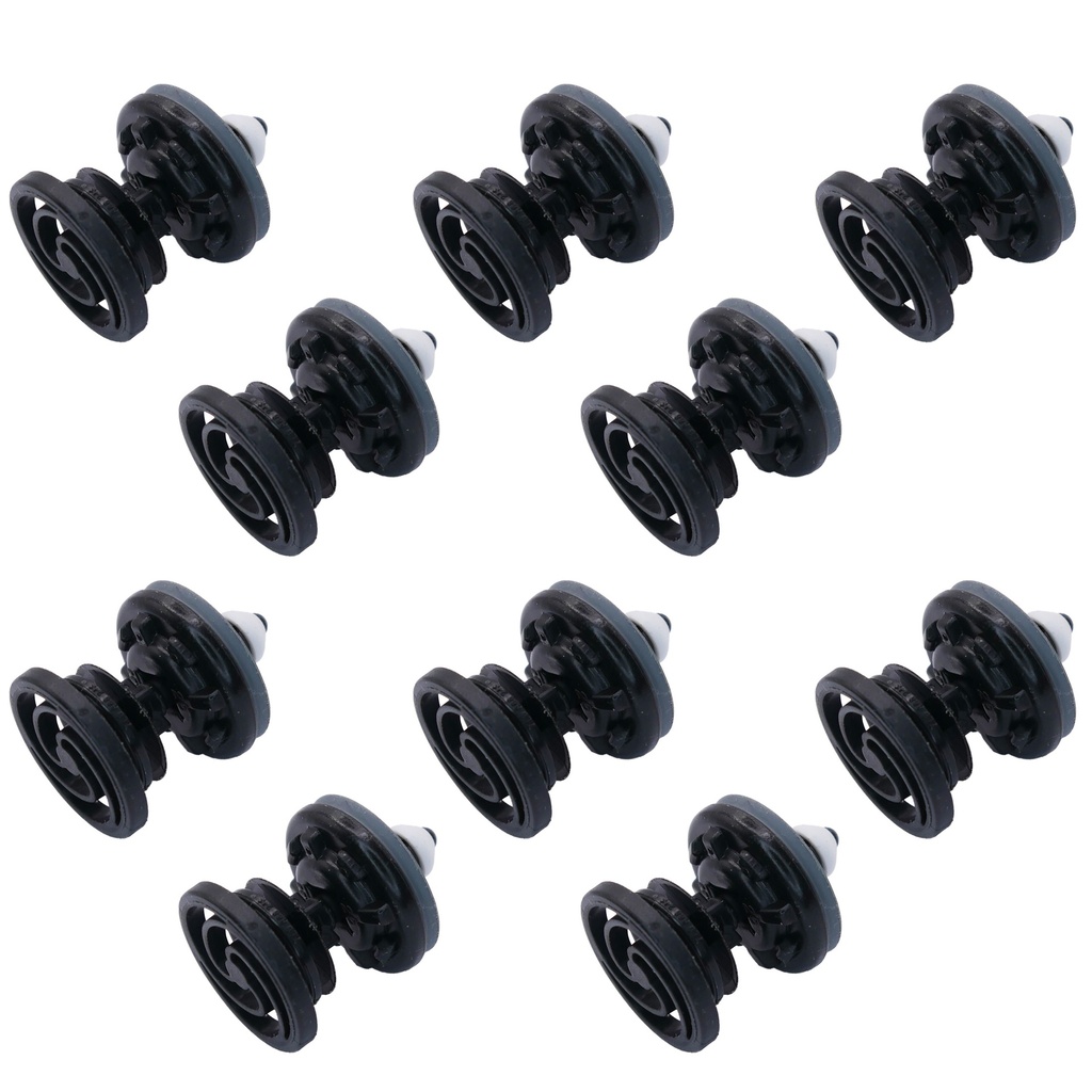 [33-2237-10] 10x Türverkleidung Befestigung Clips kompatibel VW 7L6868243 Golf, Passat, etc.