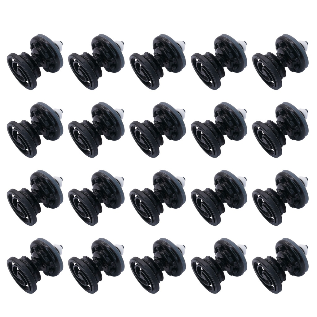 [33-2237-20] 20x Türverkleidung Befestigung Clips kompatibel VW 7L6868243 Golf, Passat, etc.