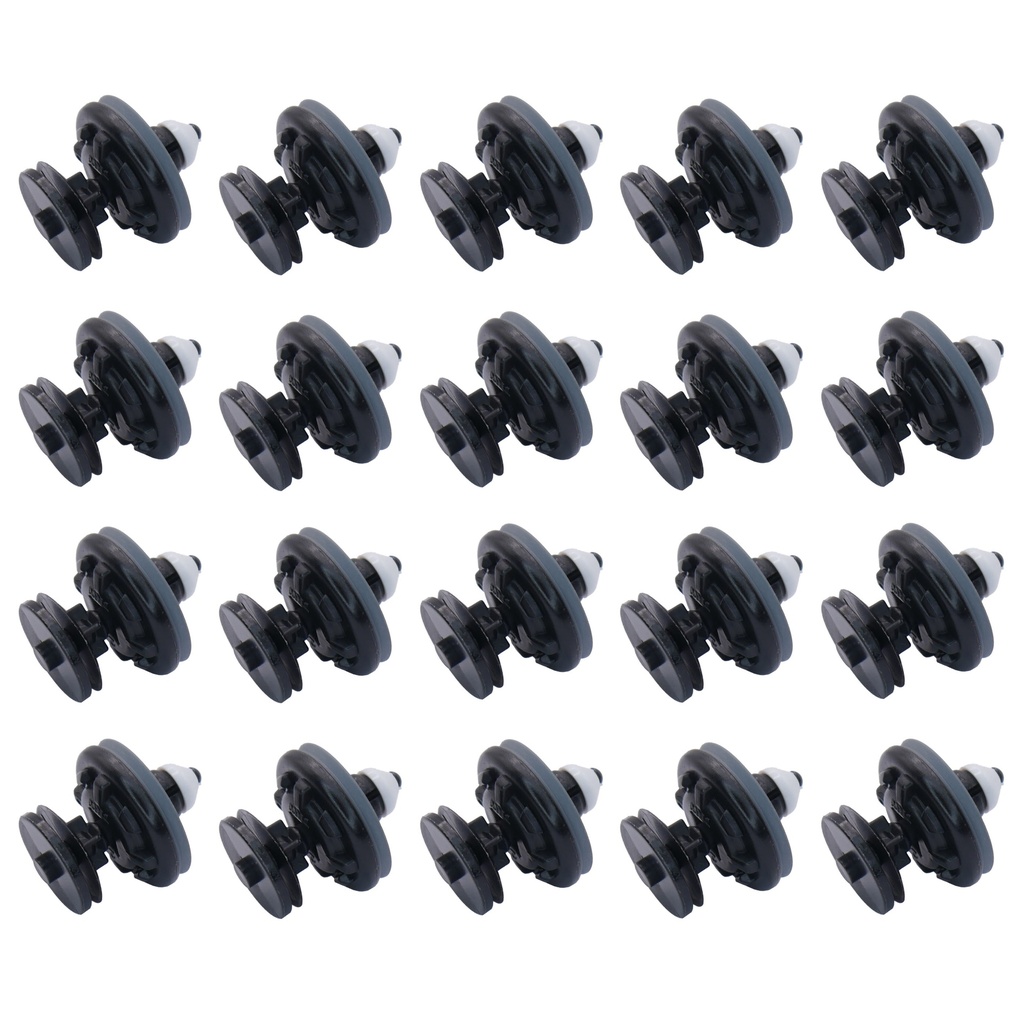 [33-2238-20] 20x Türverkleidung Befestigung Clips kompatibel VW 6Q0868243 Golf, Polo, etc.