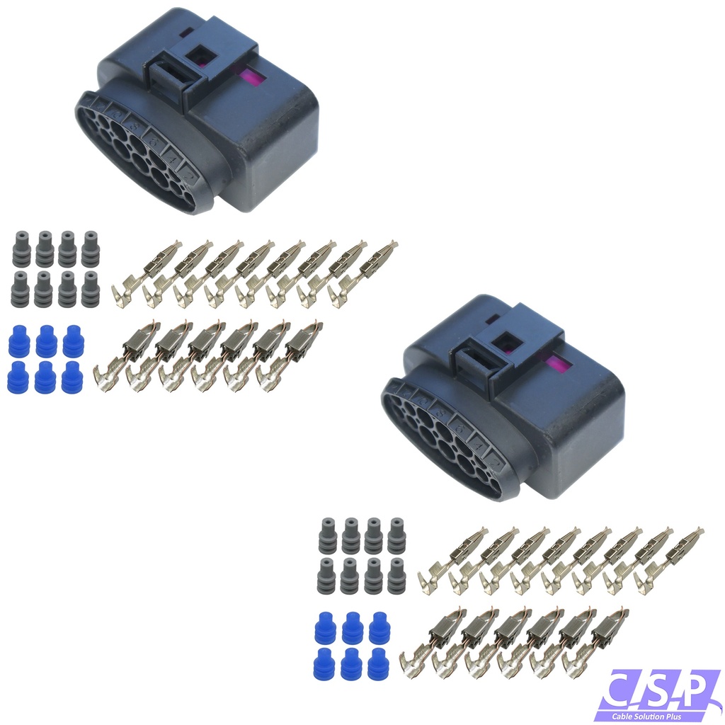 [33-1890-X2] 2x Reparaturset Stecker 14-pol passt zu VW 1J0973737 1J0 973 737  Steckverbinder