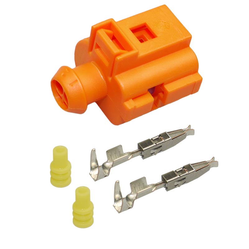 [33-0276] 1J0 973 702C, 2-polig, Reparatursatz, Buchsengehäuse, Kontakt, Seal für VW AUDI
