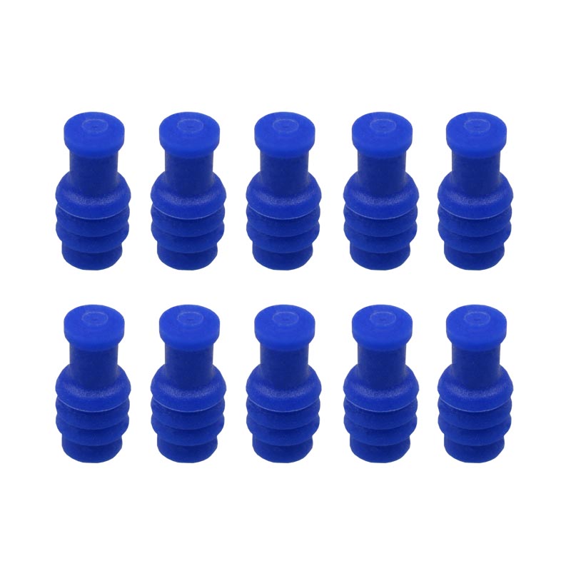 [33-0477] MQS Blindstopfen, Seal, blau, f. Kammer Ø 3,45mm, im 10er Set