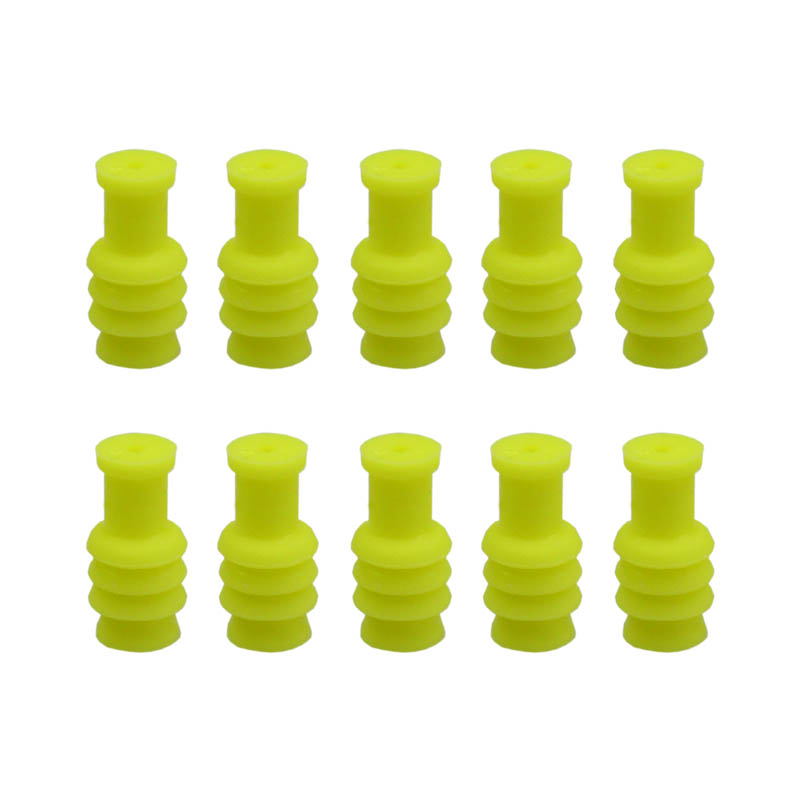 [33-0476] MQS Einzeladerdichtung, Seal, ELA, gelb, f. Leitungen Ø 0,90mm - 1,40mm, im 10er Set