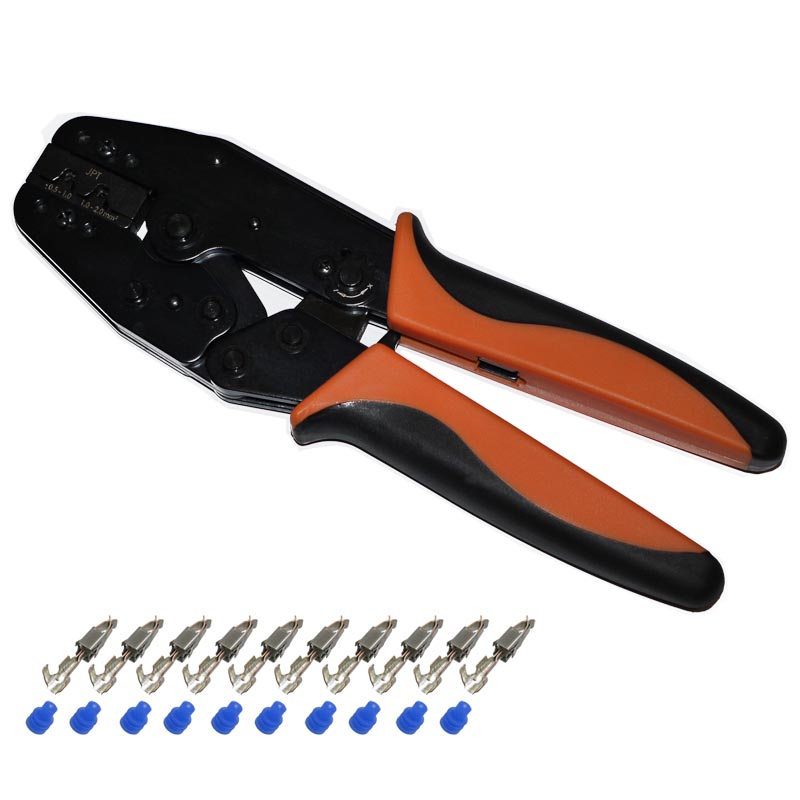 [33-0479] JPT Crimpzange für gedichtete Stift- und Buchsenkontakte für 0,50mm²-2,00mm², Junior Power Timer