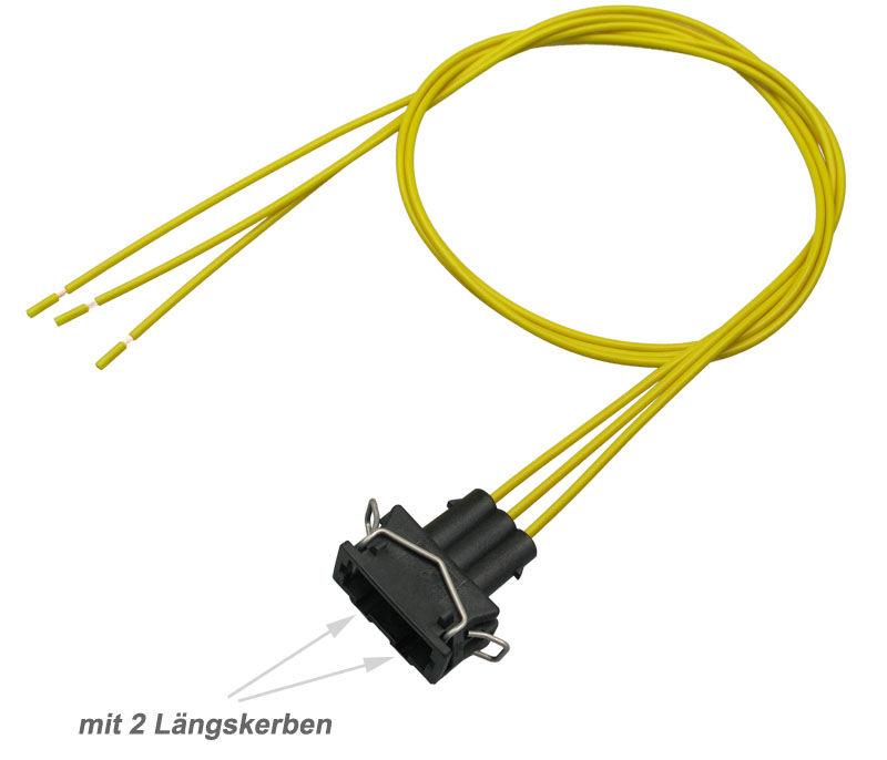 [33-0491] 357 972 753, JPT 3-poliges gedichtetes Buchsengehäuse konfektioniert, FLRY 1,00mm²