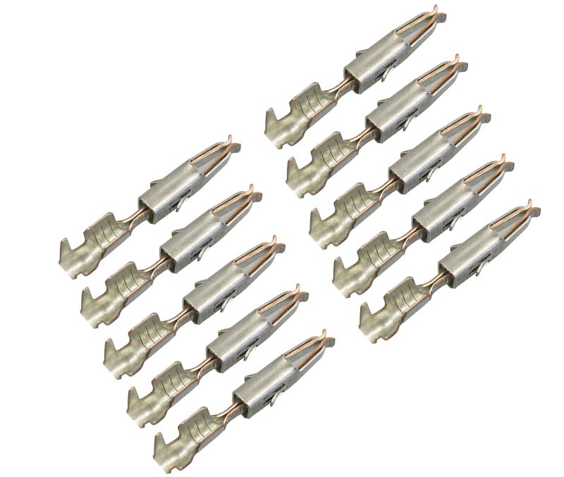 [33-0567] 10x Micro Timer mini ISO Kontakte, Buchse Pin, Crimp KFZ Auto Hifi Navi