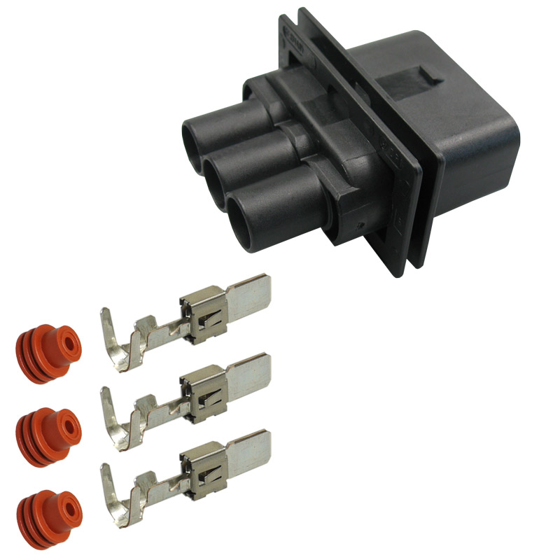 [33-0569] 1J0 906 443, Reparatursatz, 3-poliges Stiftgehäuse, mit Kontakten und Seals