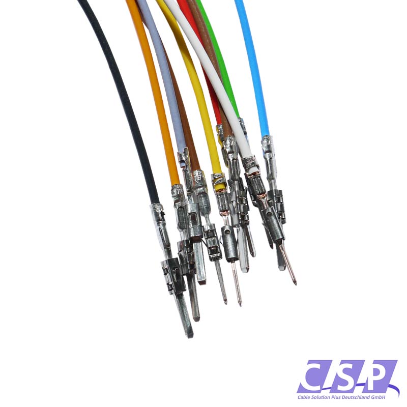 [33-0566-S] Mini ISO Kontakt Stift Mirco Timer II konfektioniert 150mm, FLRY 0,50mm², 10er Set