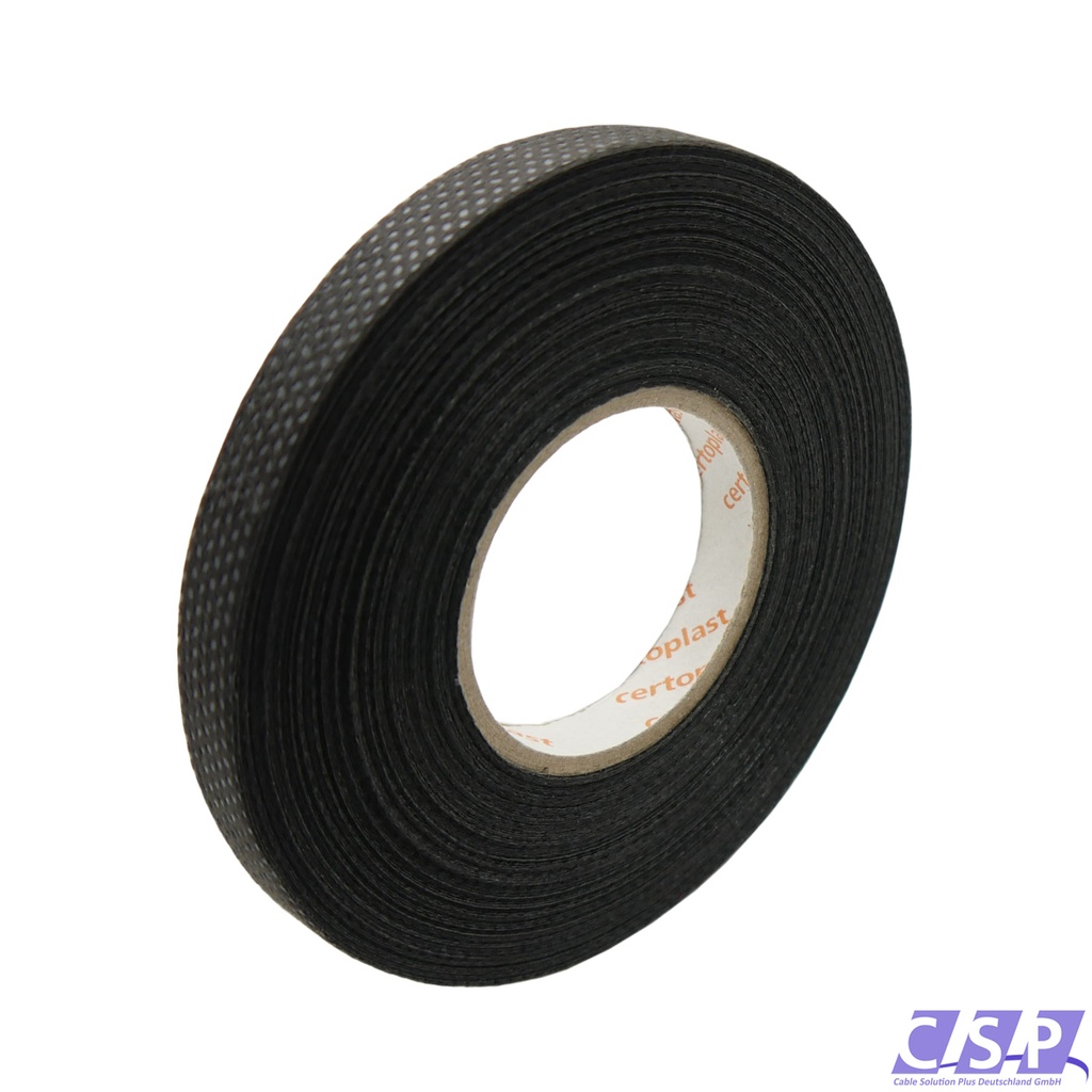 [33-0148] Tape Vlies Certoplast Typ 538, Rolle a 25m 9mm breit, Gewebeband Klebeband Vlies