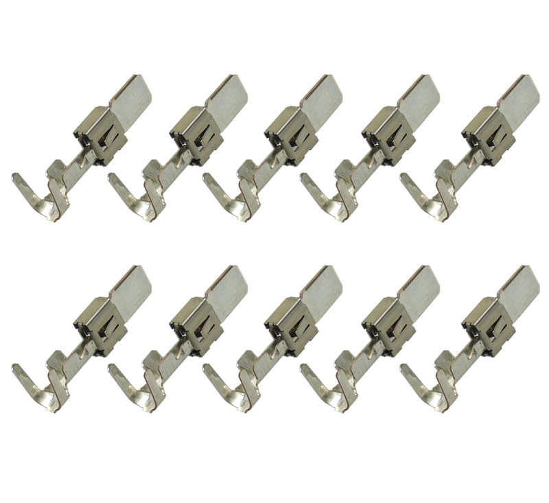 [33-0626] Flachstecker 5,8x0,8, Standard Power Timer MCP, Kontakt Pin, Stift, 1,00mm²-2,50mm², im 10er Set