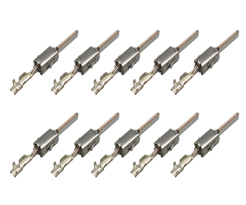 [33-0625] 103 188.01, 2,8x0,8 Flachstecker Timer, 0,50mm²-1,00mm², Rastfeder, 10er Set