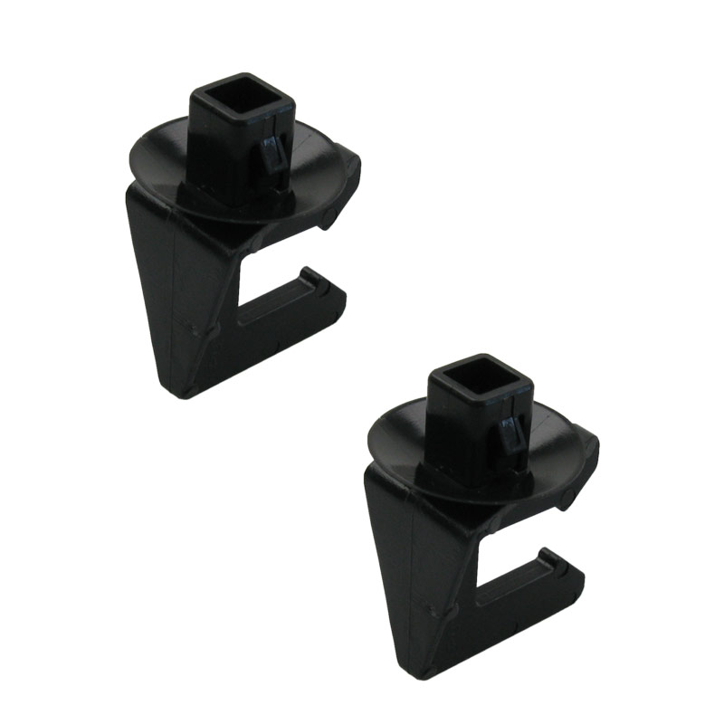 [33-0622] VW 6X0971845B, Steckerhalter für Stecker, Steckverbinder, Loch quadratisch 6,8mm, im 2er Set