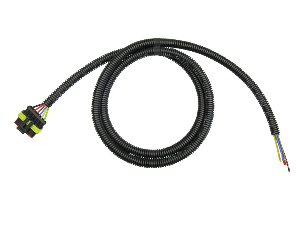[33-0909] Superseal 6-polig konfektioniertes Buchsengehäuse, 1500mm, Leitung FLRY 1,50mm², Wellrohr
