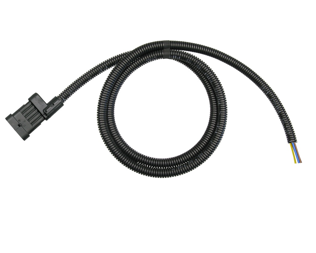 [33-0914] Superseal 5-polig konfektioniertes Stiftgehäuse, 1500mm, Leitung FLRY 1,50mm², Wellrohr und Clip