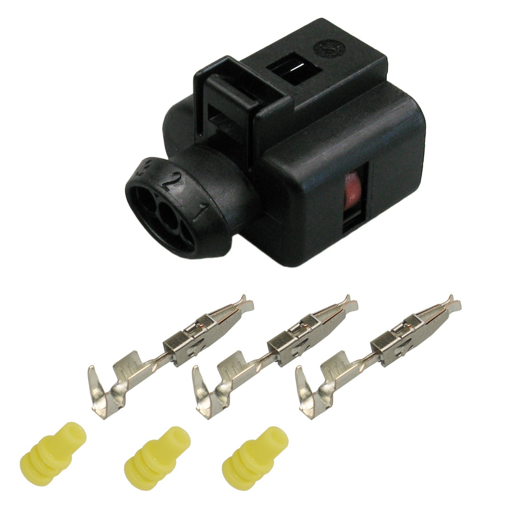 [33-0850] 3D0 973 703 Reparatursatz 3-pol. Stecker Steckverbinder Connector VW 3D0973703