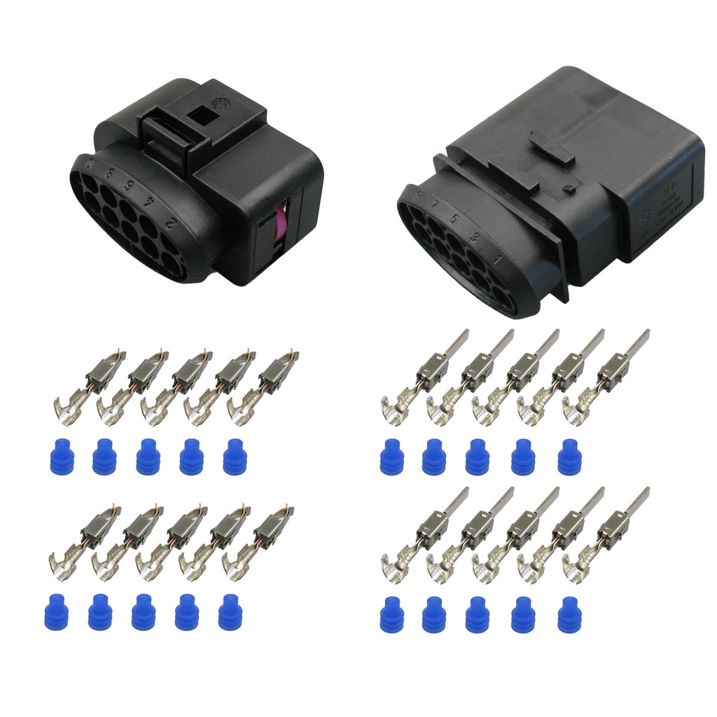 [33-0842] 1J0 973 735 und 1J0 973 835 Reparaturset 10-pol Stecker Steckverbinder Connector