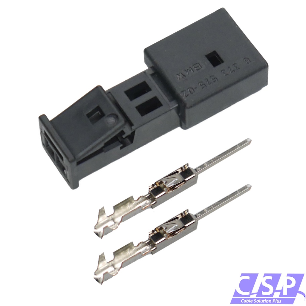 [33-0798] Reparatursatz Stecker 2-polig 0,50mm²-0,75mm² passt zu BMW 8373584 8 373 575