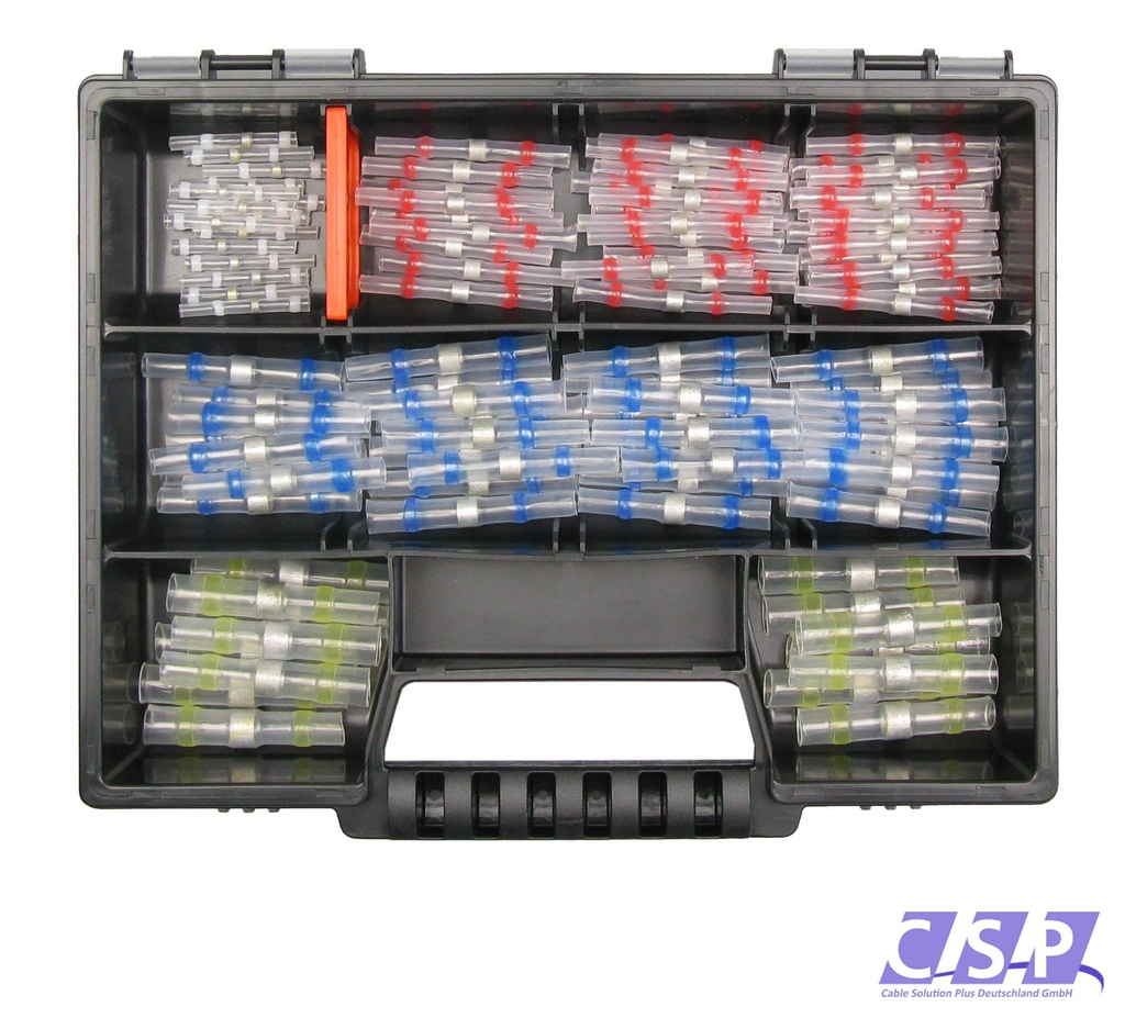 [33-1011-SK] Lötverbinder 90 Teile Sortiment Set für Industrie Elektrik KFZ LKW AUTO Box 1