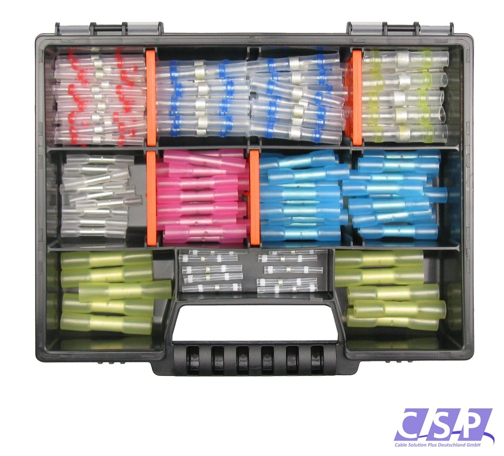 [33-1017-SK] Lötverbinder Schrumpfverbinder 140 Teile Sortiment Industrie KFZ LKW Box 7