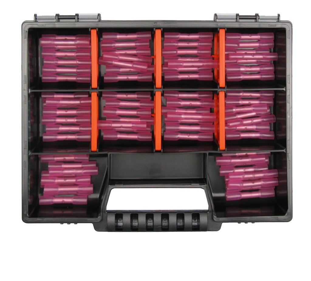[33-1027-SK] Schrumpfverbinder 75 Stück 0,50-1,50² rot Quetschverbinder Industrie AUTO KFZ LKW Box 17