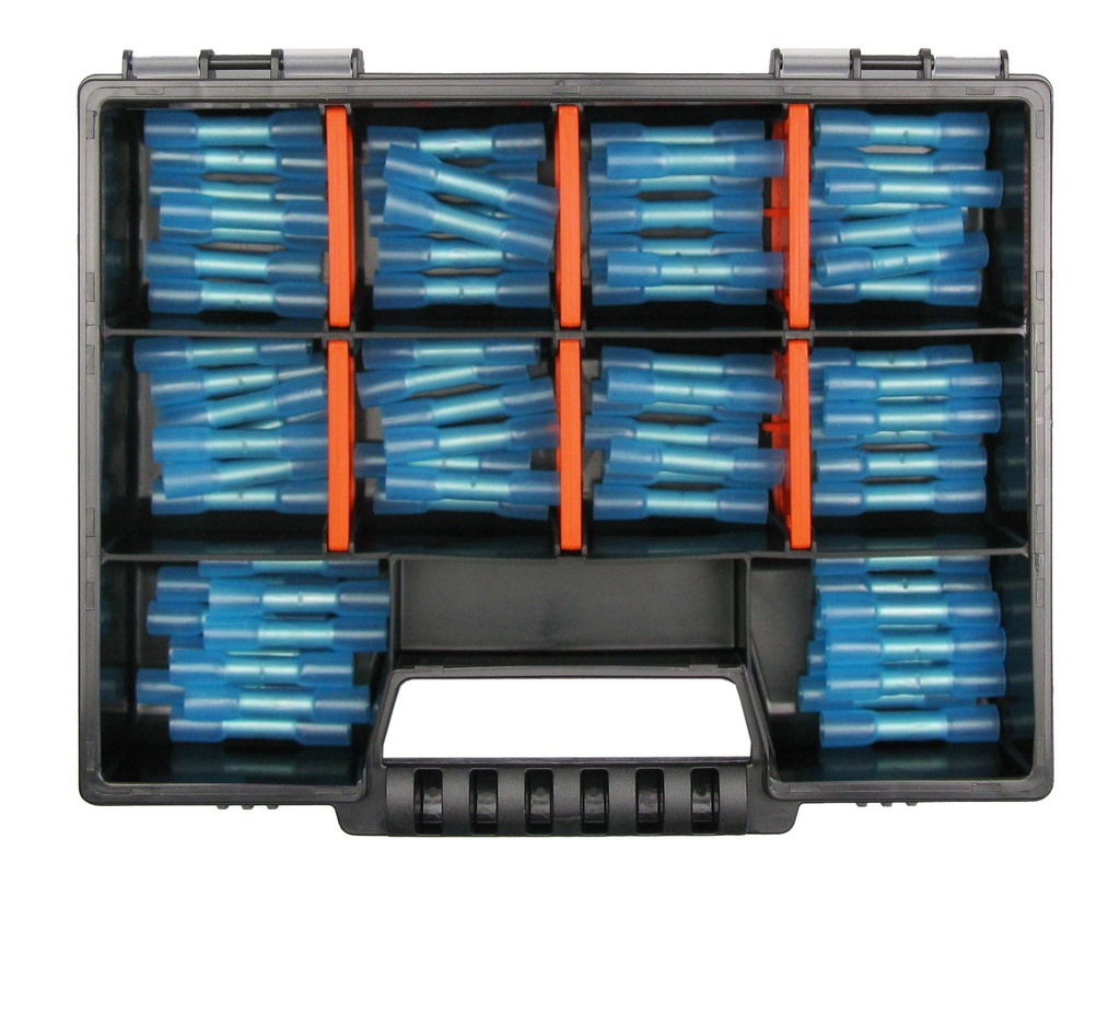 [33-1028-SK] Schrumpfverbinder 75 Stück 1,50-2,50² rot Quetschverbinder Industrie AUTO KFZ LKW Box 18
