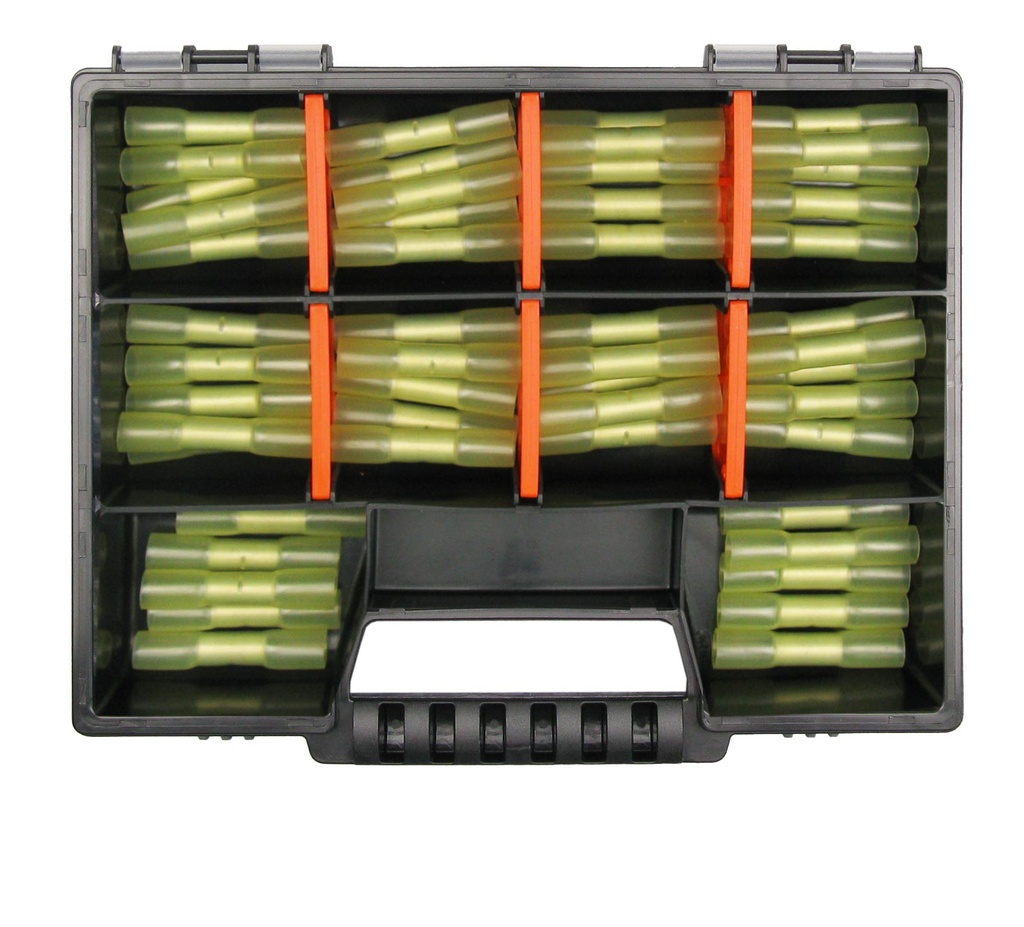 [33-1029-SK] Schrumpfverbinder 50 Stück 4,00-6,0² gelb Quetschverbinder Industrie AUTO KFZ LKW Box 19